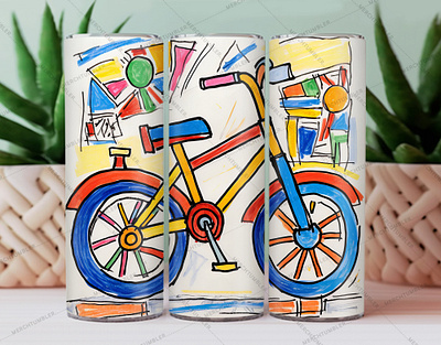 Bike Skinny Tumbler Wrap bike tumbler color image design icon tumbler illustration lifestyle tumbler photography skinny tumbler sport tumbler sublimation tumbler design art tumbler designs tumbler sublimation tumbler warp vector art waterslide tumbler