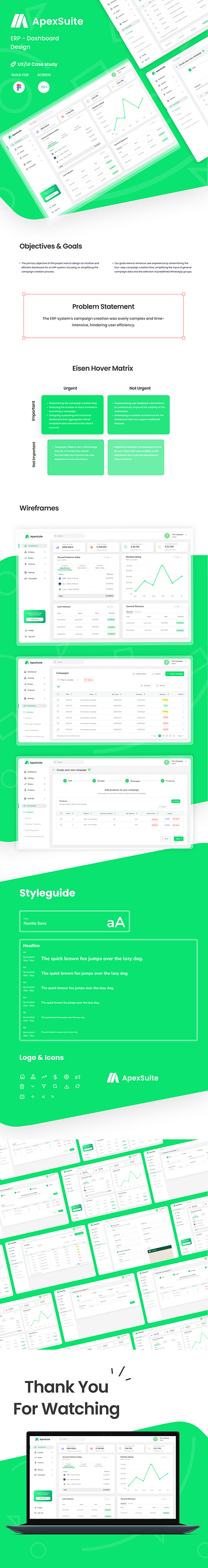 ApexSuite - ERP Dashboard dashboard dashboard design ui ui design ux case study ux design uxui