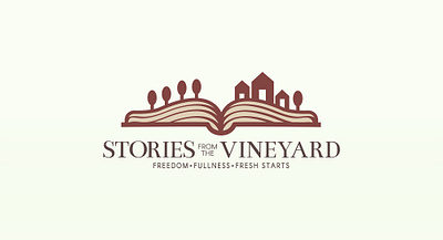 Stories from the Vineyard Logo branding design graphic design illustration logo vector