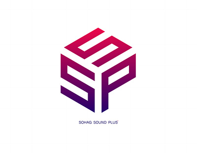 SSP Mono Logo design 3d branding design graphic design illustration logo logo desine vector