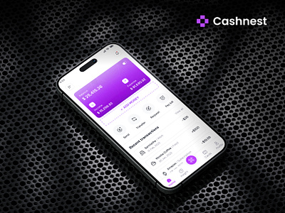 Cashnest - Fintech mobile app design banking case study clean creative figma finance app financial app finpay fintech minimal mobile app mobile first moder ui ui design uiux design user friendly ux ux design visual design