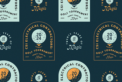 Golf Tourney #2 bade badge design branding design golf golf design golf logo graphic design illustration logo sports type vintage