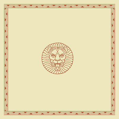 The Lion's Share branding graphic design illust illustration jungle lion logo safari tropical vintage