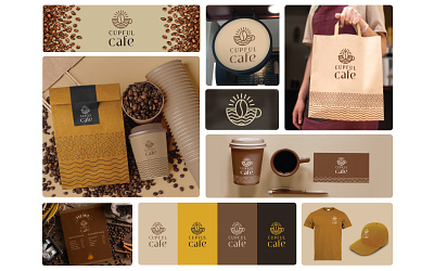 Cupful Cafe Brand Identity Design branding graphic design logo