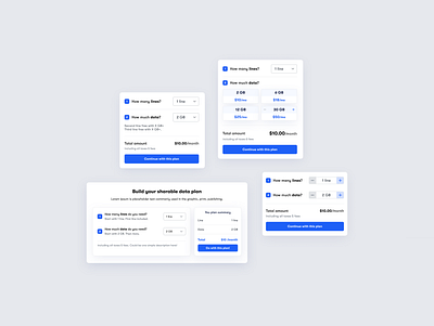 Build a Plan Table billing build a plan check out customize plan table plans pricing plan ui uidesign uiux