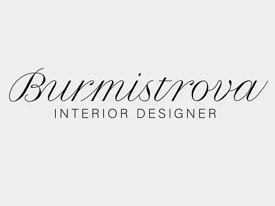 Burmistrova calligraphy classic custom lettering lettering logo typography