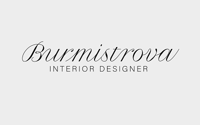 Burmistrova calligraphy classic custom lettering lettering logo typography