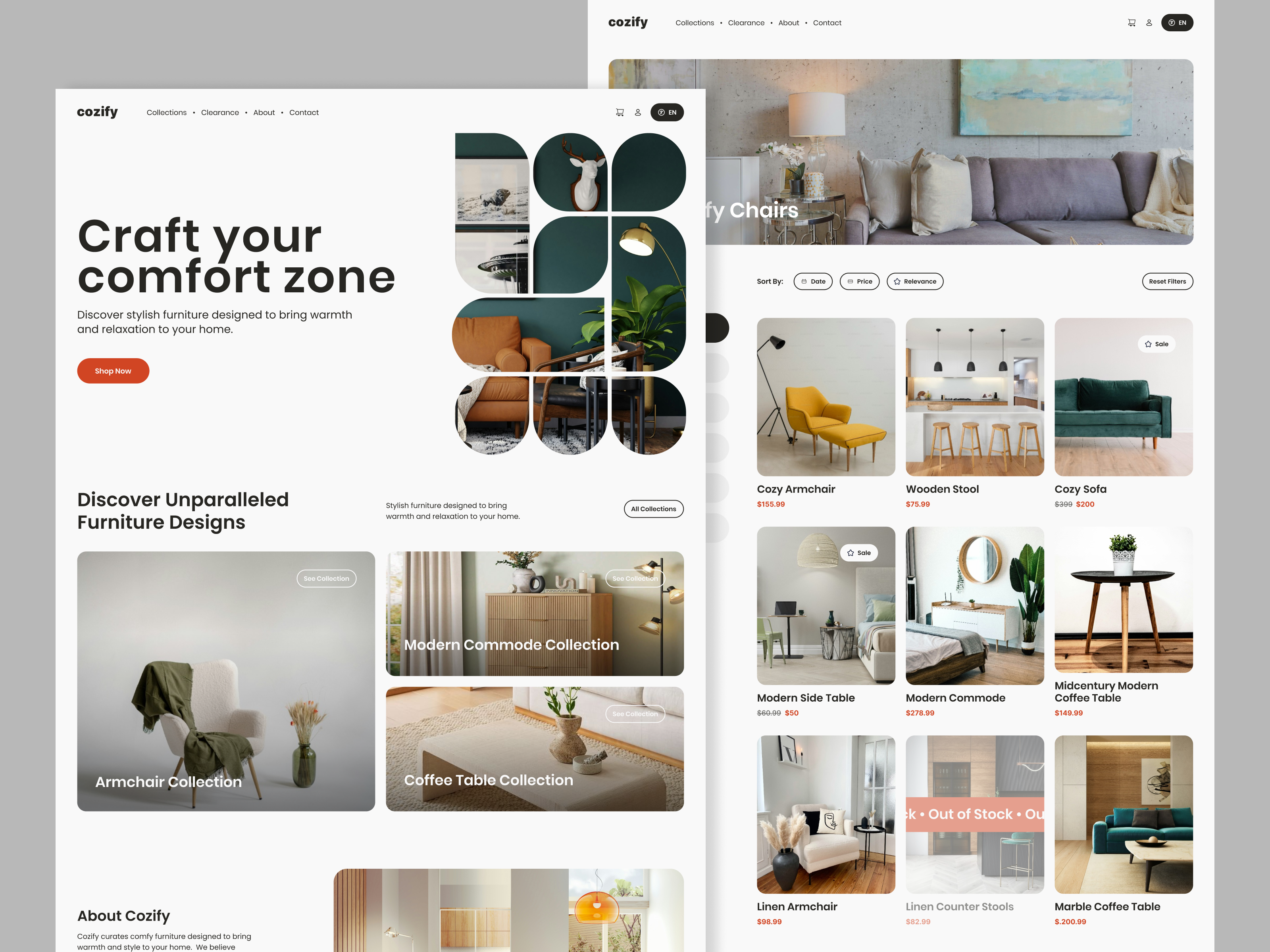 Example of Modern Furniture Store