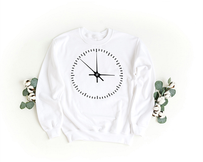 Clockwork Chic analog clockface clockwork mechanical midnight minimal precision retro simple sweatshirt t shirt tick tock time vintage