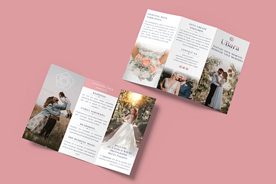 Brochure design for Ubara brochure design flyer design wedding brochure