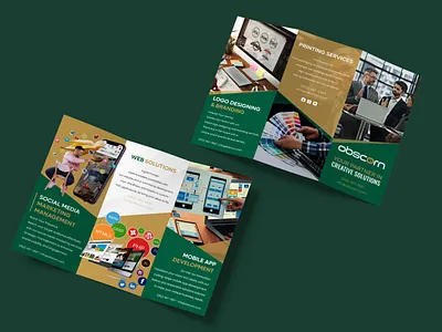 Brochure design for Obscorn brochure design digital agency brochure