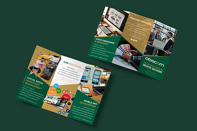 Brochure design for Obscorn brochure design digital agency brochure