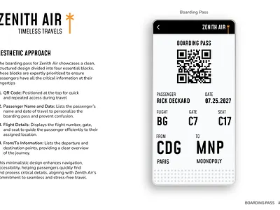 BOARDING PASS #024 branding dailyui logo ui