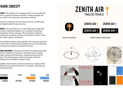 ZENITH AIR - BRAND CONCEPT branding design logo