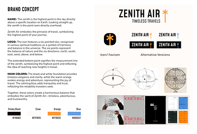 ZENITH AIR - BRAND CONCEPT branding design logo