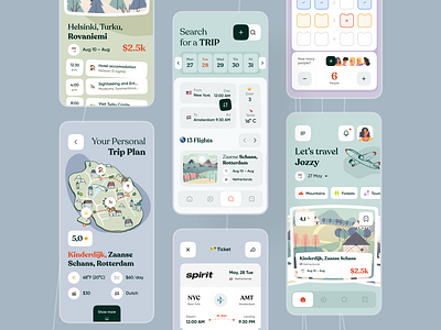 Travel app design adventure mobile app mobile ui tour tourism tourist travel travel agency travel app trip ui ux vacation