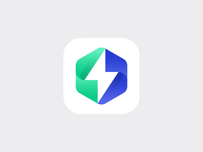 Bolt Logomark bolt box brand brand identity branding colorful design electric energy geometric hexagon icon identity lightning logo logo design logomark modern symbol thunderbolt