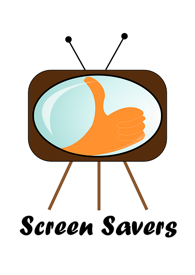 Screen Savers graphic design illustration logo vector