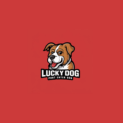 Lucky dog logo animation brand logo branding design dog logo graphic design illustration logo motion graphics vector