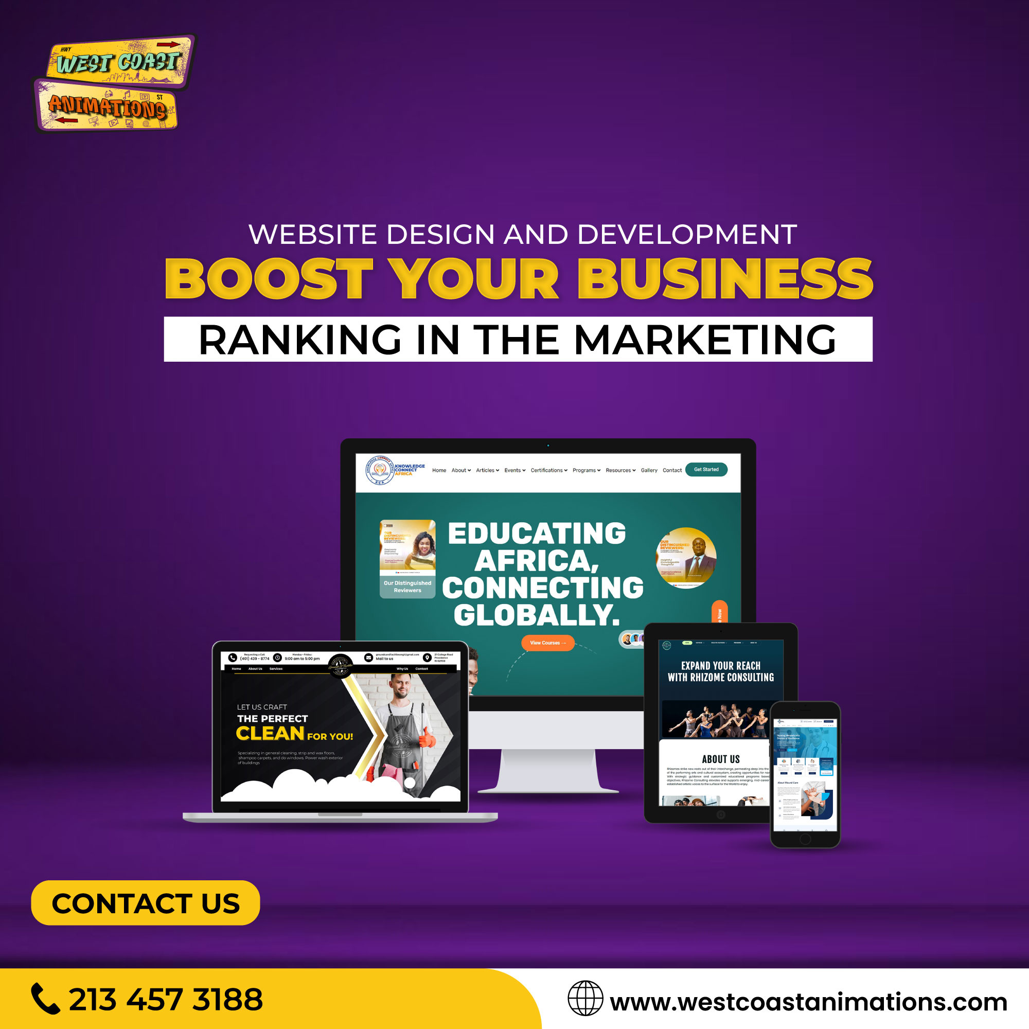 Elevate Your Brand with Stunning Web Design & Development! branding design graphic design icon identity illustration logo ui ux vector website design website development