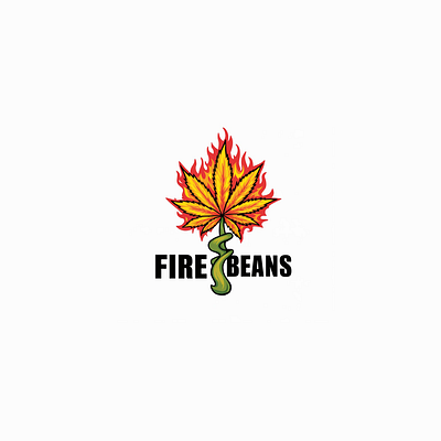 Fire Beans Logo animation brand logo branding design graphic design illustration motion graphics