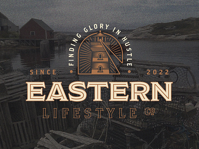 Eastern Lifestyle Brand Identity brand design brand identity eastern eastern lifestyle illustration lighthouse lighthouse icon logo design vintage branding vintage icon vintage logo web design