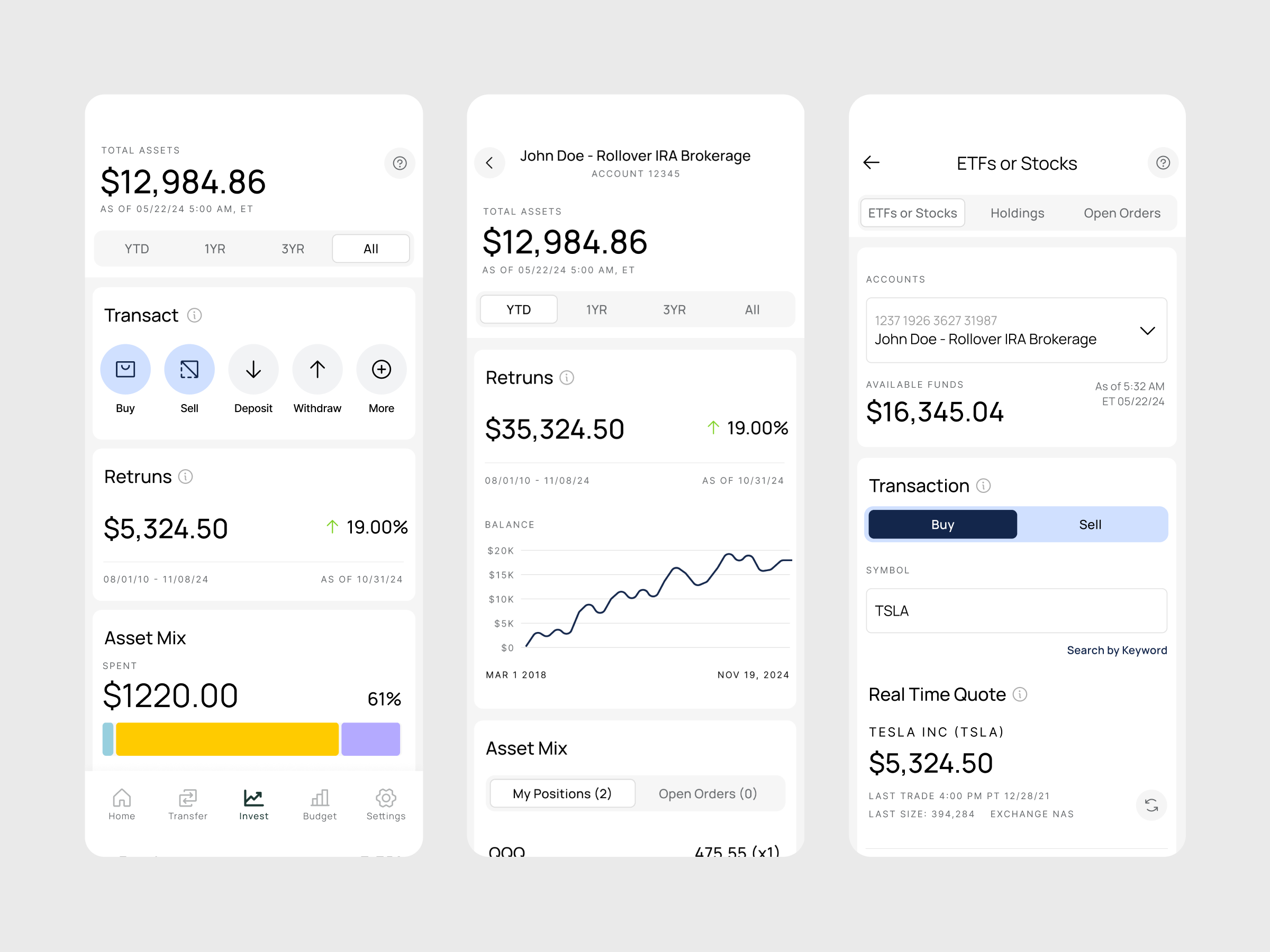 Example of Mobile App Design