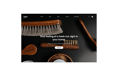 Shopify Website Homepage Design