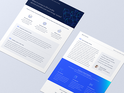 Case Study Layout Design b2b case study clean ebook minimalistic modern saas tech white paper