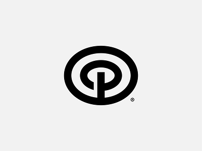 Unused P Lettermark brand design brand identity branding lettermark logo mark minimal logo minimalist monogram oval p p logo plant logo symbol tree logo type typography