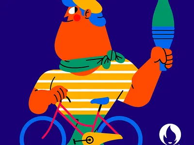 Paris 2024 illustration ilustración jhonny núñez olympic paris