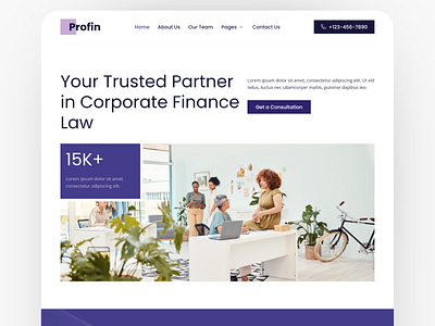 Profin - Finance Law Firm Elementor Template Kit branding elementor legal expertise marketing template ui ux website wordpress