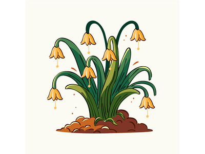 Hand Drawn Daffodil Day Illustration background beautiful botanical bouquet cartoon celebration clip art daffodil day decoration drawing flower garden illustration nature orange plant spring vector yellow