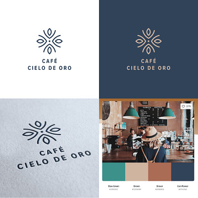 Café Cielo de Oro branding cafe coffee coffeebean design logo packagedesign packaging