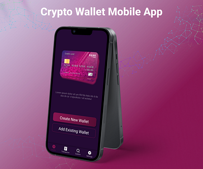 Crypto Wallet Mobile App Design bitcoin blockchain crypto wallet crypto wallet mobile app digital currency figma design illustration logo mobile app design prototype splash screens trading app ui ui ux design uiux user experie user experience user interface wireframe