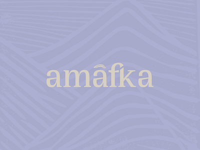 amafka branding engraving linoleum logo naming