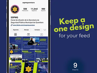 SSPM Querétaro Redesign of Instagram Account branding graphic design logo