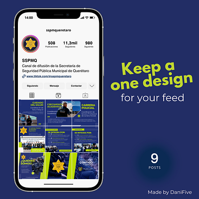 SSPM Querétaro Redesign of Instagram Account branding graphic design logo