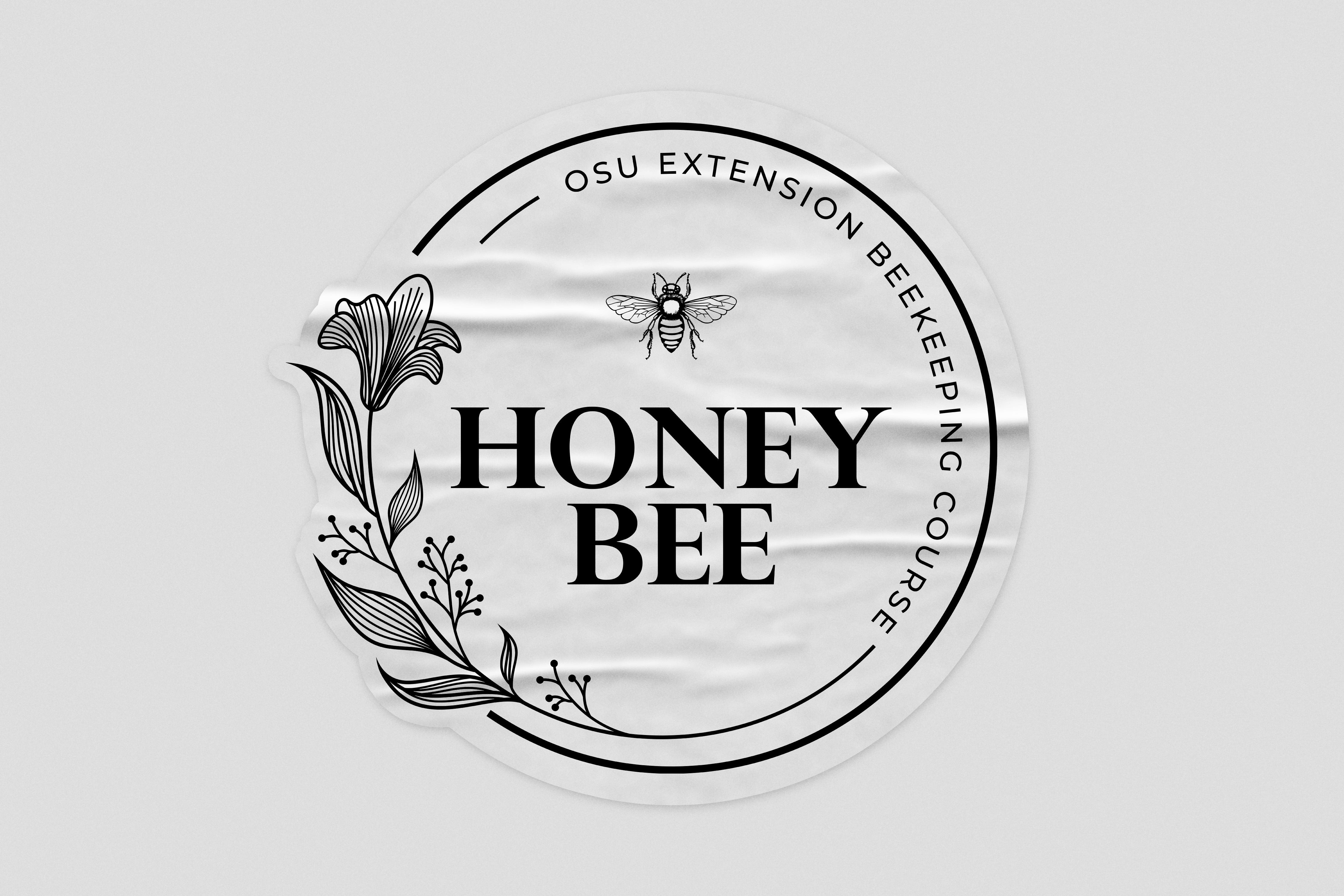 Introduction to Beekeeping Sticker - OSU advertising branding campaign design drawing graphic design illustration illustrations logo marketing vector