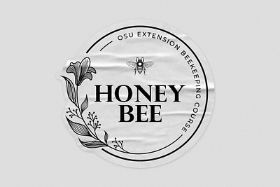 Introduction to Beekeeping Sticker - OSU advertising branding campaign design drawing graphic design illustration illustrations logo marketing vector