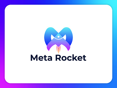 Meta Rocket logo design blockchain branding business logo company logo crypto logo cyberspace digital logo logo design logotype m rocket meta meta meaning meta rocket metaverse metaverse meaning mobius nft tech technology