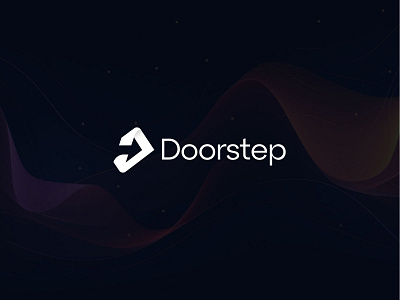 Doorstep - Logo, Logos, Logo Design arrow brand branding courier delivery direction ecommerce guidelines identity logo logo design logo designer logo mark logos logotype minimal logo modern logo motaleb hossain parcel typography