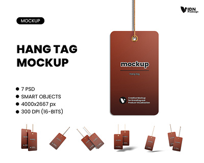 Hang Tag Mockup sale