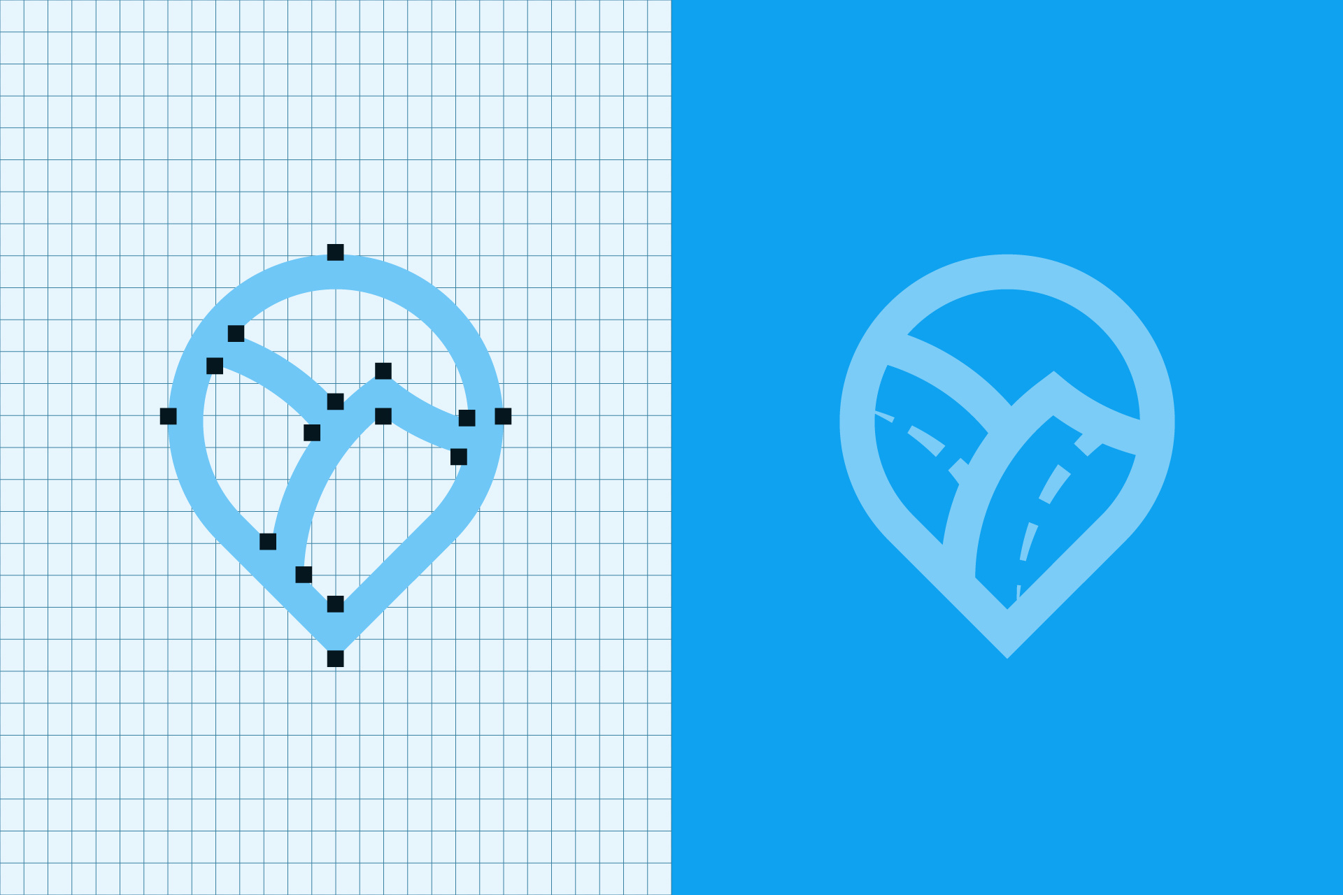 Transport management system logo branding graphic design transport logo