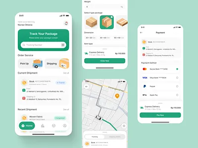Shipping App Design app fig figma mobile app mobile shipping package detail product design shipping shipping app
