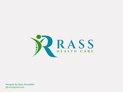 Rass Health Care logo design 3d 99design animation branding creative logo design free mockup graphic design icon illustration logo logomark logotype medicale minimalist logo morden logo motion graphics ui