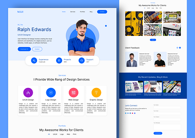 Portfolio UI app branding dailyui design illustration ui ui design ux ux design website design