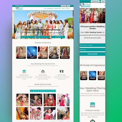 Shadi Season Website Design css design graphic design html javascript landing page design ui website design website designer