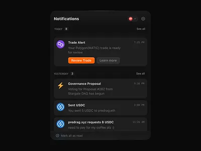 Multichain notifications browser extension browser extension crypto modal dark modal multichain notification notifications orange web3 extension web3 modal web3 notification