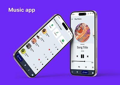 Music App app branding dailyui design illustration ui ui design ux ux design website design